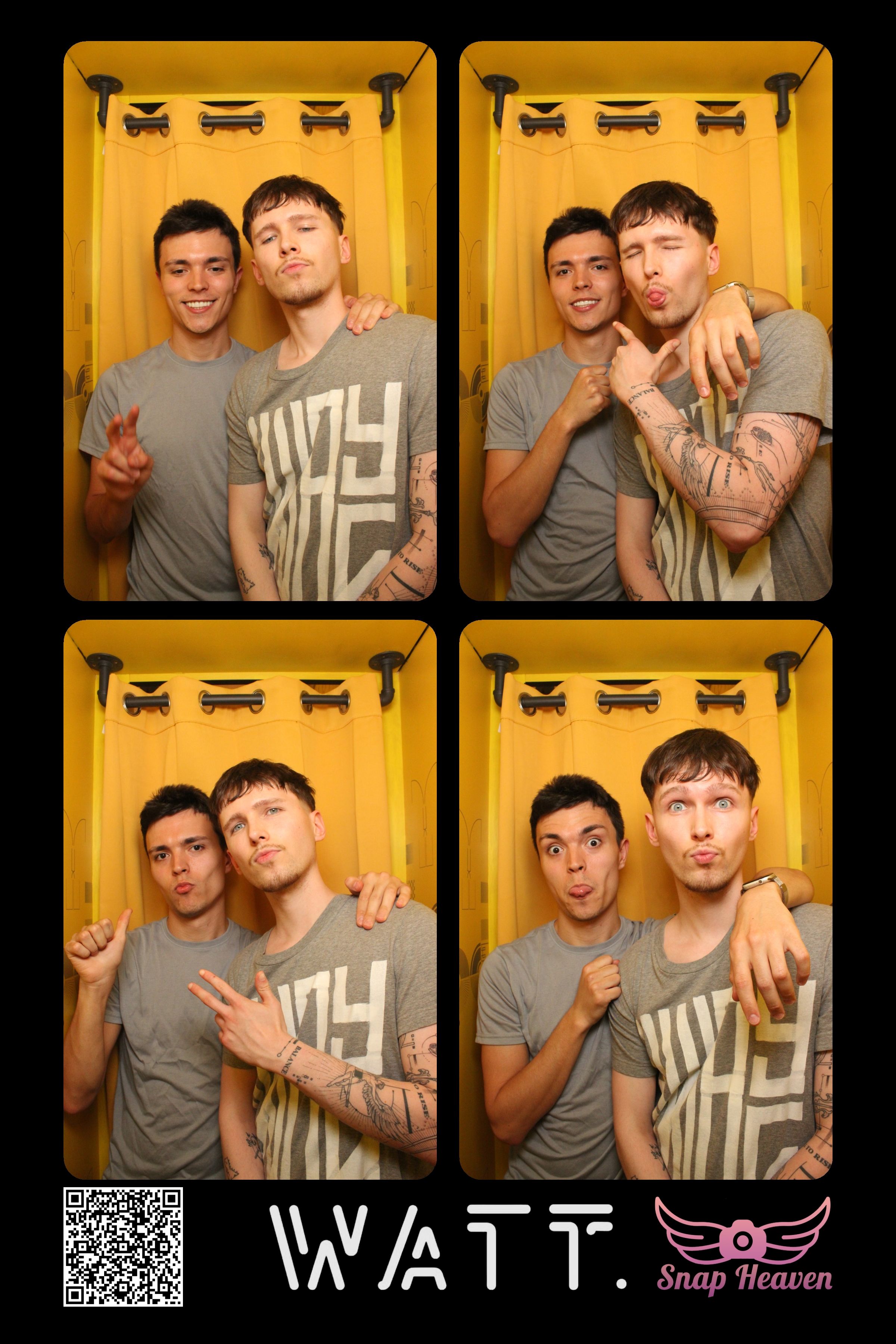 Watt Bar custom branded photo strip